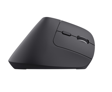 RATON OPTICO WIRELESS ERGONOMICO VERTICAL BAYO+ NEGRO TRUST