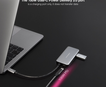 HUB USB-C 5 PUERTOS USB 3.2 15 CM NANOCABLE