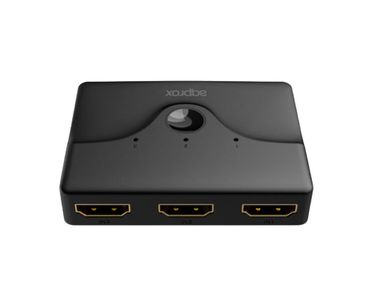 HDMI SWITCH 3 PUERTOS 4K + CONTROL REMOTO APPROX