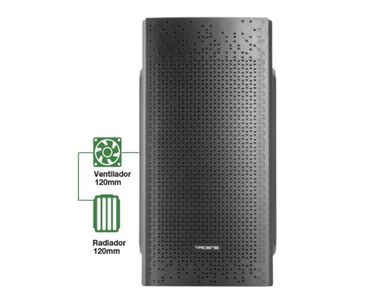 CAJA MICROATX AC6 NEGRO ANIMA